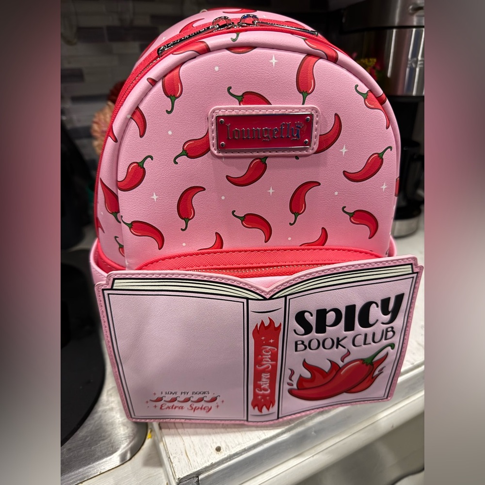 Used LIMITED EDITION SPICY BOOK LOUNGEFLY BAM EXCLUSIVE